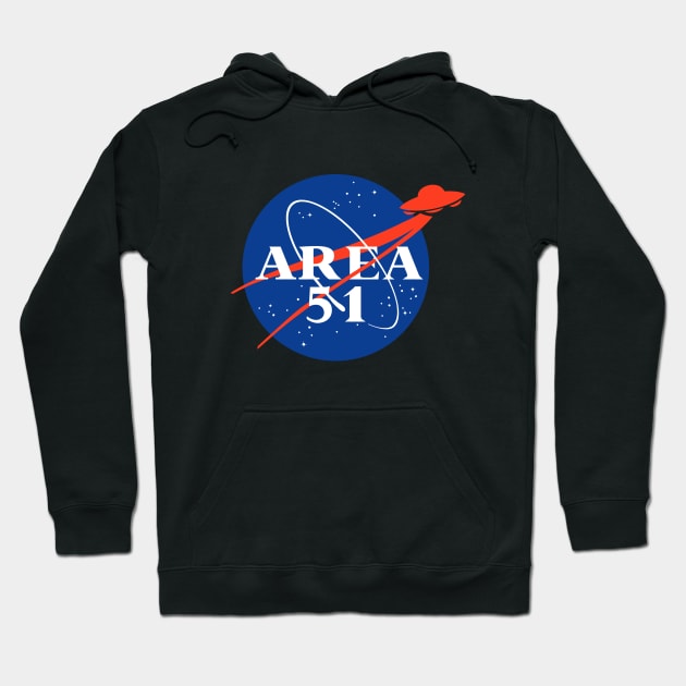 N-Area 51 - Funny Nasa Parody - UFO Conspiracy Hoodie by BlancaVidal